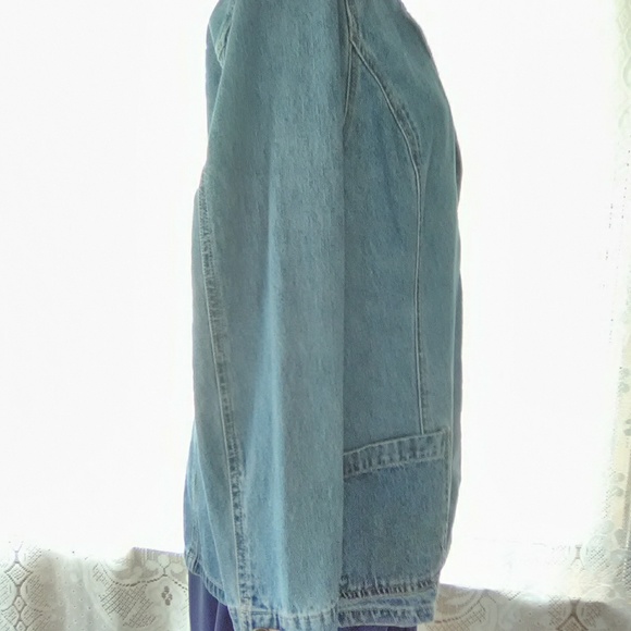 AUTHENTIC ST JOHN'S BAY JEAN DENIM JACKET - Picture 4 of 4